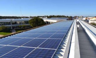 安信地板建成業內首家太陽能光伏發電新能源工廠 綠色制造的里程碑